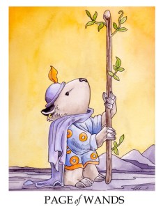 wombat_tarot--page_of_wands