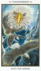 pyreaus_tarot_animals_divine_the_Tower_full